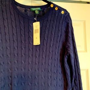Ralph Lauren navy sweater XL